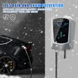 BOSDNATUN Tesla Original Level 2 EV Charger up to 48a 240V Electric Vehicle EV Charger NEMA 14-50 Plug for Tesla Cars j1772 Cars Home Wall Charger/Charging Station （Silver）
