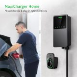 Autel MaxiCharger Home Electric Vehicle (EV) Charger, up to 50 Amp, 240V, Level 2 WiFi and Bluetooth Enabled EVSE, Hardwired, Indoor/Outdoor, 25-Foot Cable with Separate Holster, Dark Gray