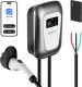 Level 2 EV Charger,50A 240V Hardwired Home Charger,ETL/FCC/CE Certified Charging Stations, WiFi Enabled EVSE Adjustable Current Schedule Time Electric Vehicle Charging Stations for All J1772 （23 FT）