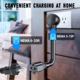 Tera Electric Vehicle Charger Portable: Level 2 & 1 J1772 16A 8A 110V 240V ETL NEMA 6-20 Plug Indoor & Outdoor EV Charging Station with NEMA 5-15 Adapter Cord 23FT Cable B08