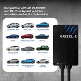 Grizzl-E Classic, Level 2 240V / 40A Electric Vehicle (EV) Charger, UL Certified, Metal Case Enclosure, Indoor/Outdoor Electric Car Fast Wall Charging Station, NEMA 14-50 Plug, Classic Black