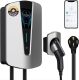 Level 2 EV Charger 40 Amp - RFID Card, 25ft Cable, Outdoor/Indoor, NEMA 14-50 EV Charger Level 2, WiFi Enabled Electric Car Charger, Electric Vehicle Charging Stations