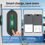 Level 1 EV Charger, 16A 110-240V 25FT Cable J1772 Charger, Portable Electric Vehicle Charging Equipment with NEMA 6-20 Plug, Adjustable Current, Delay Timer, App Control, FCC ETL Certified