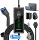 bokman Portable Level 2 EV Charger (240V, 32A) with 25ft Charging Cable and NEMA 14-50 for SAE-J1772 Electric Vehicles Current Adjustable and Reservation Charging Function (NOT for Tesla)
