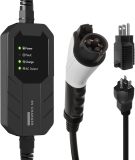 Skysword Ⅱ Level 1-2 EV Charger, 100-240V 16A 25FT Portable EVSE, NEMA 6-20 Plug with NEMA 5-15 Adapter Electric Vehicle Charging Station