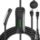 Level 1+2 Tesla Charger,110V to 240V, 16 Amp, NEMA 6-20 Plug and 5-15P Adapter, 21ft Extension Cord - Portable Home Electric Vehicle Charging Station,Compatible with All Tesla Models X/Y/3/S