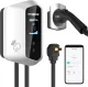 Paris Rhône Level 2 EV Charger, 48 Amp UL Listed 11.5KW EV Charger for Home Level 2 with Smartlife App Control, Wi-Fi & Bluetooth Level 2 EV Charger with 25 Foot Cable for Electric Vehicles