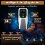 AWESAFE Electric Vehicle Charger Level 2 EV Charger, 7.6KW Portable Fast Charger with J1772 Connector, 32Amp NEMA 14-50 Plug, Scheduled Charging, Plug-in Home EV Charging Station