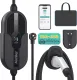32A Electric Vehicle Charger, Level 2 EV Charger, Portable EVSE Charging Station for J1772 North America Cars, 220V-240V NEMA 14-50 Plug w/Delay Timer, 25ft Premium Cable ETL Certified