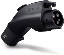 Lectron [Only for J1772 EVs Tesla to J1772 Charging Adapter, Max 48 Amp & 250V - Compatible with Tesla High Powered Connectors, Destination Chargers, and Mobile Connectors (Black)