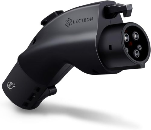 Lectron [Only for J1772 EVs Tesla to J1772 Charging Adapter, Max 48 Amp & 250V - Compatible with Tesla High Powered Connectors, Destination Chargers, and Mobile Connectors (Black)