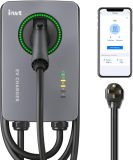 invt Level 2 EV Charger, 48 Amp EV Charger Level 2, Hardwired EVSE Level 2 Charger, WiFi Enabled, Indoor/Outdoor Electric Vehicle Charging Stations J1772 Charger, 240V Electric Car Charger 24' Cable