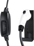 Lectron Electric Vehicle Charger Nozzle Holster Dock & J-Hook Combo for All J1772 EVs
