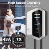 Paris Rhône Level 2 EV Charger, 48 Amp UL Listed 11.5KW EV Charger for Home Level 2 with Smartlife App Control, Wi-Fi & Bluetooth Level 2 EV Charger with 25 Foot Cable for Electric Vehicles