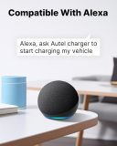 Autel MaxiCharger Level 2 EV Charger up to 40Amp, 240V, Indoor/Outdoor Fast Electric Vehicle Charging Station with Flexible 25-Foot Cable, NEMA 14-50 Plug, Dark Gray