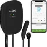 EMPORIA Level 2 EV Charger - NEMA 14-50 EVSE w/NACS, Compatible with Tesla - 48 amp EV Charger Level 2, 240v Electric Vehicle Charging Station, UL/Energy Star, 24ft Electric Car Charger Cable, Black