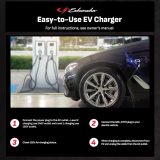 Schumacher Electric SC1455 Level 2 EV Charger - With Adaptor + 28-Foot Charging Cable - Portable EV Charger Level 1 + 2 - Up to 16A - 120V or 240V - Charges EVs 3X Faster