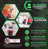 MACH I: Fast 48 Amp Level 2 EV Charger, Wall-Mount Electric Vehicle Charging Station, 200-240V Hardwire or NEMA 14-50. J1772 car Connector & Tesla NACS, Indoor/Outdoor, 30ft Cable evse Adapter