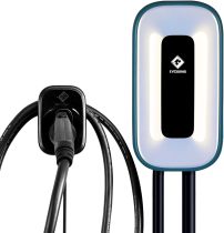 EV Charger Level 2, Ultra Compact, Up to 50 Amp Charging Station for Home, 240V EVSE, Indoor/Outdoor, 23Ft Cable Level 2 EV Charger, Direct Charging，NEMA 14-50 Plug(4-Prong) or Hardwired