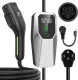 AWESAFE Electric Vehicle Charger Level 2 EV Charger, 7.6KW Portable Fast Charger with J1772 Connector, 32Amp NEMA 14-50 Plug, Scheduled Charging, Plug-in Home EV Charging Station