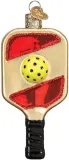 Old World Christmas Pickleball Paddle Blown Glass 2020 Unique Christmas Ornaments for Christmas Tree Decorations