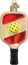 Old World Christmas Pickleball Paddle Blown Glass 2020 Unique Christmas Ornaments for Christmas Tree Decorations