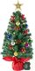 Joiedomi 24 /2FT Prelit Tabletop Christmas Tree with Warm Lights, Holly Berries, Pine Cones for Best Holiday Season Decorations Christmas Decoration Tree Decor for Indoor Xmas Tabletop Decor