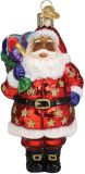 Old World Christmas Ornaments: Assortment of Santas Glass Blown Ornaments for Christmas Tree, Highland Santa