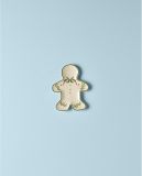 Lenox Holiday Gingerbread Man Accent Plate, 0.70 LB, Red & Green