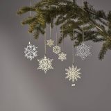 Lenox 896058 2024 Optic Snowflake Ornament, Christmas