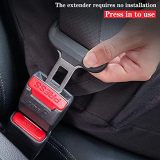 2Pcs Seat Belt Cover Extender Shoulder Pads Compatible with Most Car Models,(QYD-KOU01)