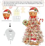 Gingerbread Christmas Tree Topper,Gingerbread Decor for Christmas Tree,Gingerbread Christmas Decorations