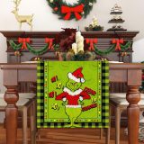 Linen Green Christmas Table Runner Merry Christmas Tablecloth Christmas Xmas Winter Holiday Home Kitchen Dining Room Table Decorations 13x72 Inch