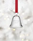 Reed & Barton 895958 2024 Annual Silverplate Christmas Tree Bell, Ornaments