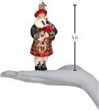 Old World Christmas Ornaments: Assortment of Santas Glass Blown Ornaments for Christmas Tree, Highland Santa