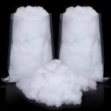 2 Bags Christmas Fake Snow Cotton Like Fluffy Snow Fiber Artificial Snow Indoor Snow Blanket Decor for Winter Mantle Village, Nativity and Christmas Ornament (White)
