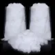 2 Bags Christmas Fake Snow Cotton Like Fluffy Snow Fiber Artificial Snow Indoor Snow Blanket Decor for Winter Mantle Village, Nativity and Christmas Ornament (White)