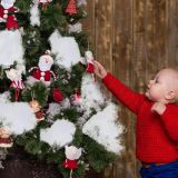 2 Bags Christmas Fake Snow Cotton Like Fluffy Snow Fiber Artificial Snow Indoor Snow Blanket Decor for Winter Mantle Village, Nativity and Christmas Ornament (White)