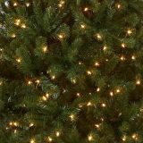 National Tree Company Pre-Lit Artificial Full Christmas Tree, Green, North Valley Spruce, White Lights, Includes Stand, 4.5 Feet