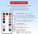 Holiday Essence Prelit Artificial Christmas Tree, 4 Foot Pine Xmas Tree with Multi Function Changing LED Multi Colored Lights and Star Tree Topper with Remote, 120 Full Tips, Metal Stand
