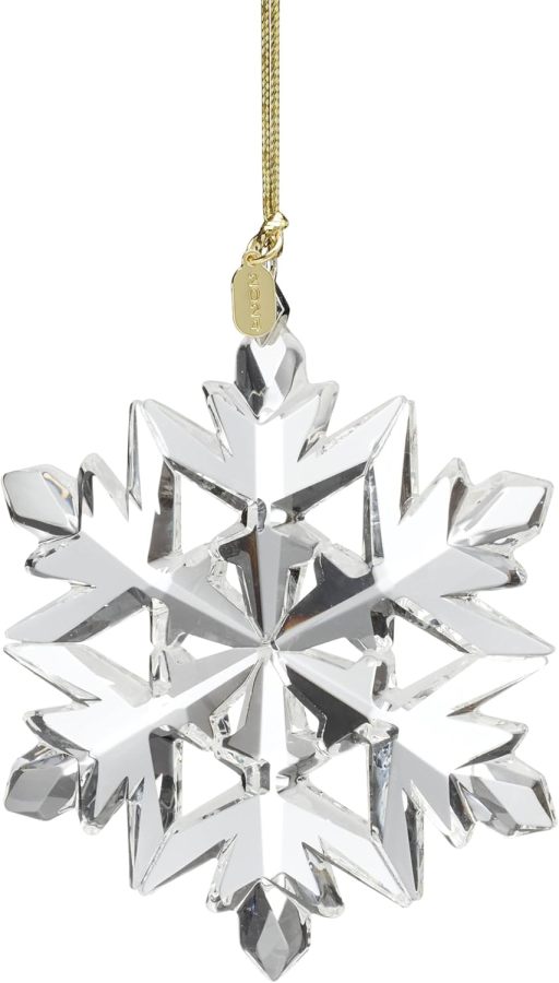 Lenox 896058 2024 Optic Snowflake Ornament, Christmas