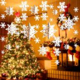 Christmas Hanging Snowflakes 3D Paper Snowflakes Christmas Tree Decorations Hanging Snowflake Decorations for Winter Wonderland Christmas Indoor Outdoor Holiday Decor (36, White)