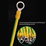 BVR Yellow Green Solar Photovoltaic Grounding Wire Terminals Cabinet Bridge Leakage Earth Cable