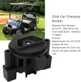 2-Prong Charger Receptacle for Club Car Accessories,Replacement for 36 Volt G14 and G16 Models