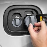 Electric Car Charging Adsorption Covers Weather with Tightening Strap Protects from Rain Snow Sun