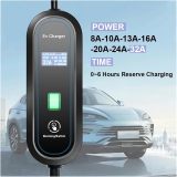 EV Charger Portable EV Charger Type2 Cable 32A 7KW with CEE Plug EVSE Type1 J1772 Charging Box 5M GB/T Charger for Electric Vehicle(32A 7KW Type 2)