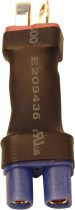 1607 Battery/ESC Adapter: EC3 Battery to Male Deans (T-Plug)