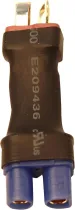 1607 Battery/ESC Adapter: EC3 Battery to Male Deans (T-Plug)