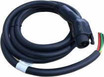EV Charger Cable SAE J1772 Type 1 Female Plug Adapter EVSE Charging Convertor Adaptor Connector AC 240V 80A with 5 Meters Cable