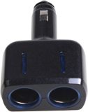 2 in 1 Power Splitter 80W Car Charging Adapter 12V/24V Vehicels Truck Compatible Vehicles Power Outlet
